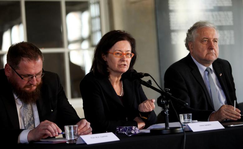 Piotr Cywiński, Irena Lipowicz and Andrzej Rzepliński