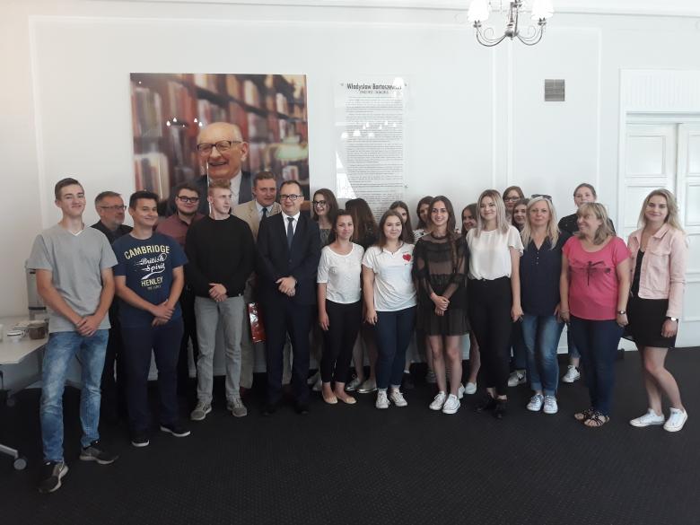 Spotkanie z młodzieżą z Zespołu Szkół Zawodowych w Hajnówce