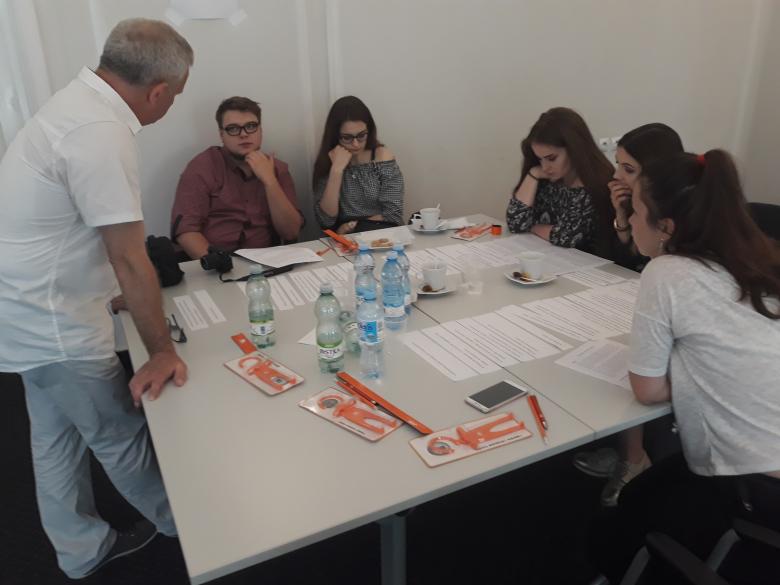 Spotkanie z młodzieżą z Zespołu Szkół Zawodowych w Hajnówce