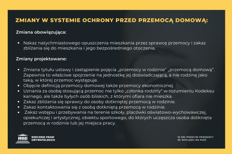 grafika z częścią komunikatu o realizacji Krajowego Programu Przeciwdziałania Przemocy w Rodzinie 