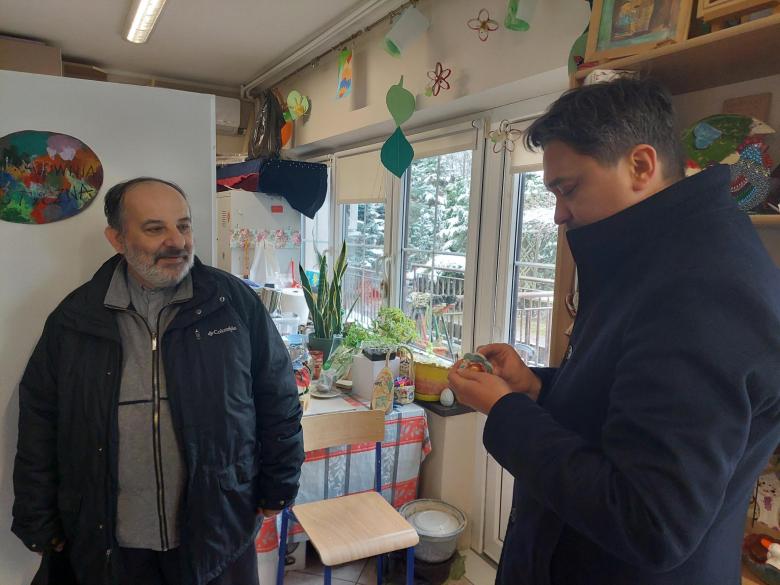 Marcin Wiącek i ks. Tadeusz Isakowicz-Zaleski