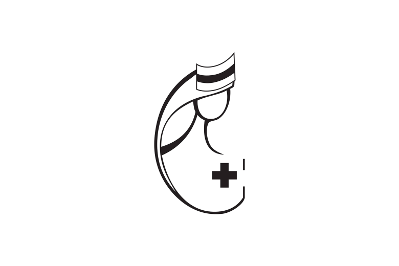 Logo Warszawskiej Okręgowej Izby Pielęgniarek i Położnych