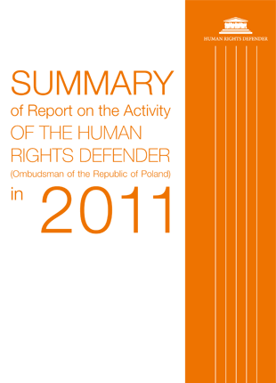Biała okładka z pomarańczowym napisem
