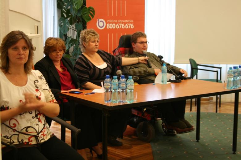 Na zdjęciu uczestnicy panelu dyskusyjnego