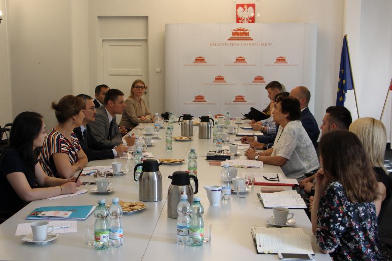 Spotkanie z przedstawicielami Krajowego Centrum Praw Człowieka w Kazachstanie