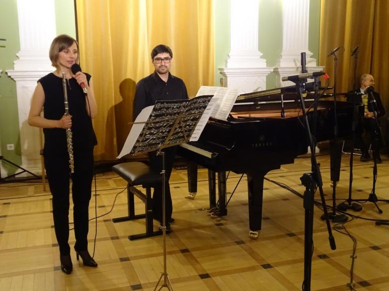 Koncert: pianista i flecistka