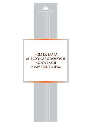 Biała okładka z tytułem, pomarańczowymi elementami i szarym pasem