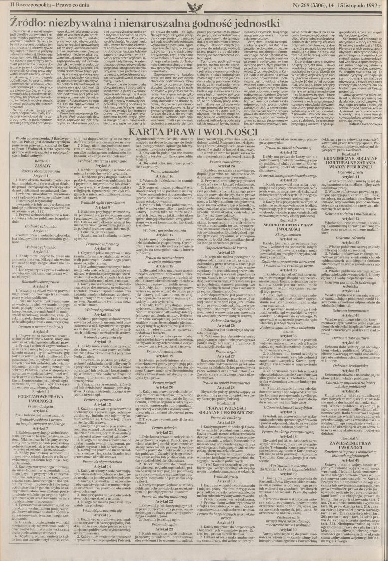 Skan ze starej gazety