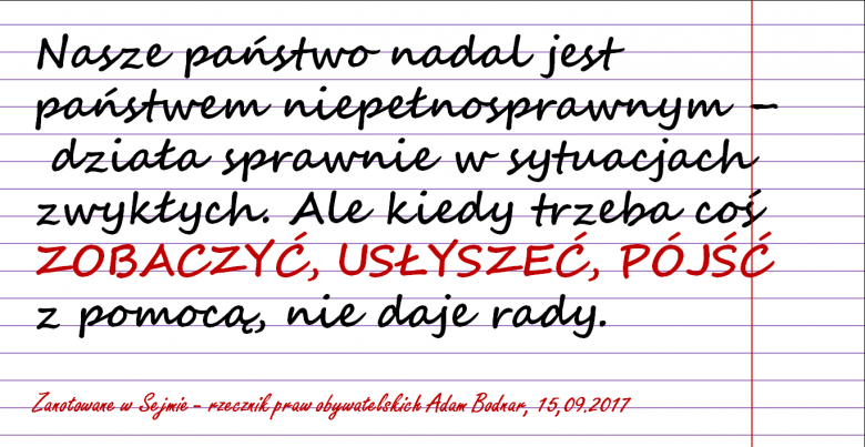 napis na kartce z zeszytu