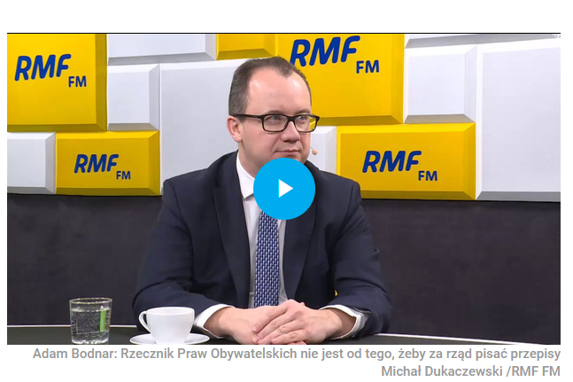 Rzecznik praw obywatelskich w studio RMF FM