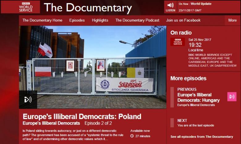 grafika: fragment strony internetowej BBC World