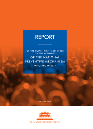 Pomarańczowa okładka z niebieskim kwadratem