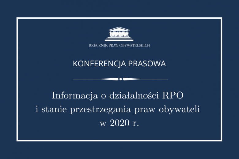 granatowy plakat z nazwą wydarzenia