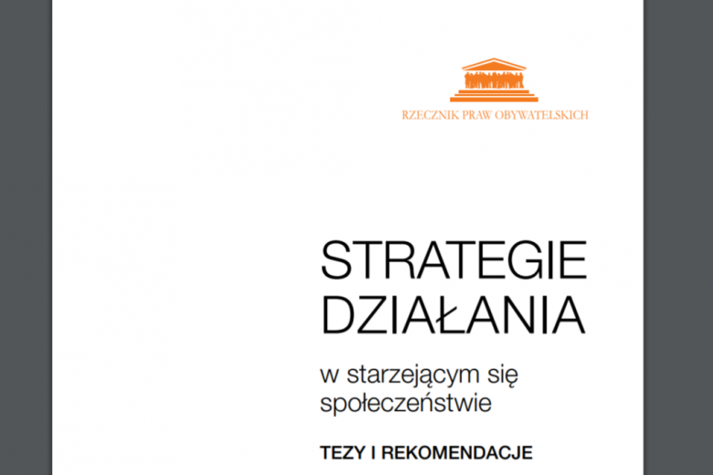 Biała okładka z czarnym tytułem i pomarańczowym logiem RPO