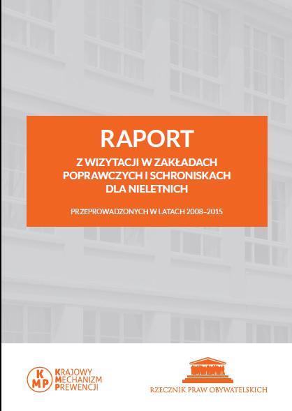 grafika: na szarym tle tle pomarańczowy prostokąt z tytułem raportu