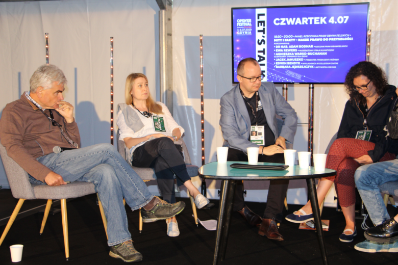 Czwórka panelistów