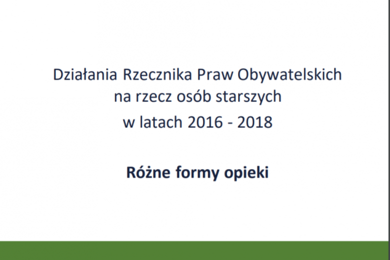 Biała okładka z czarnym tytułem i zielonym poziomym pasem