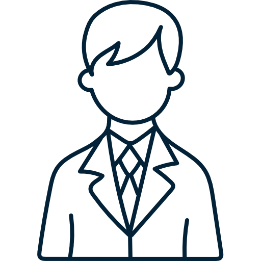 symboliczna sylwetka ludzka - mężczyzna