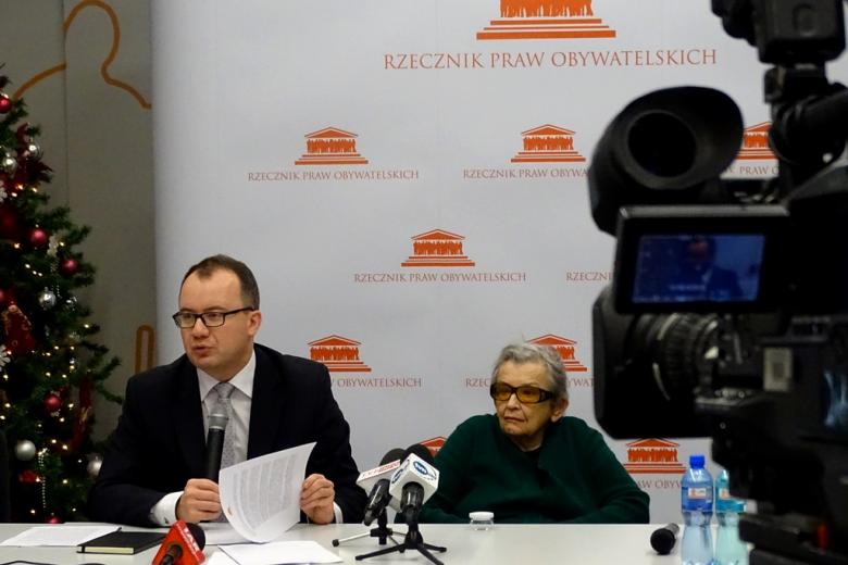 na zdjęciu dr Adam Bodnar i Halina Bortnowska