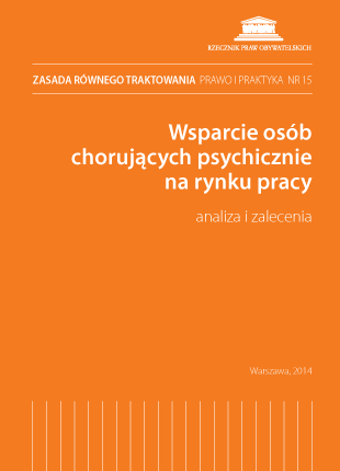 Okładka publikacji - Zasada równego traktowania – prawo i praktyka, nr 15