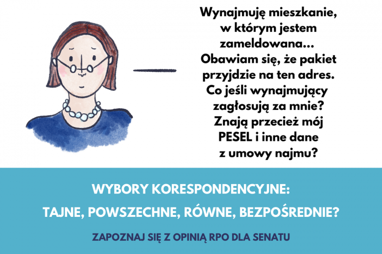 Grafika o wyborach korespondencyjnych, czy nie będzie dochodziło do oszustw?