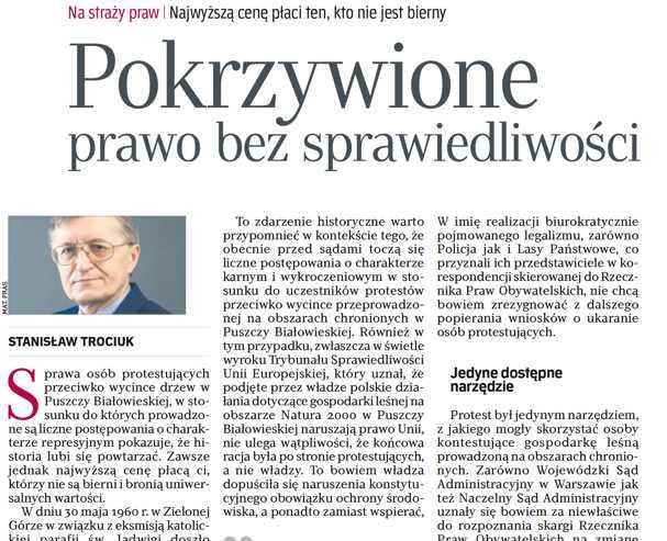 Artykuł ukazał się w Rzeczpospolitej 12 czerwca 2018r.