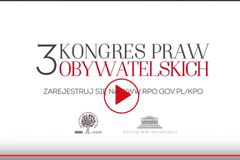 Strona z napisem III Kongres Obywatelskich