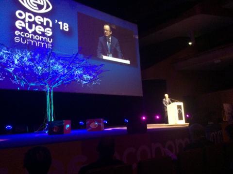 na zdjęciu RPO na kongresie Open Eyes Economy Summit