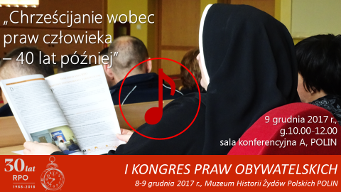 Mem z postacią zakonnicy i symbolem odtwarzania dźwięku