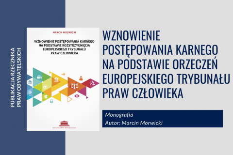 szaro-granatowa plansza z okładką książki i tytułem publikacji