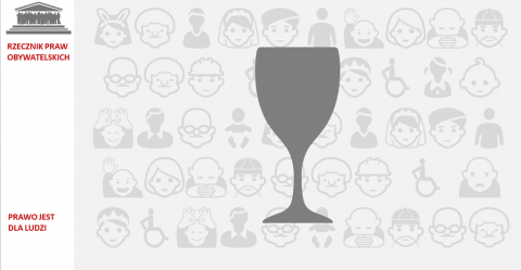 Grafika: kieliszek do wina