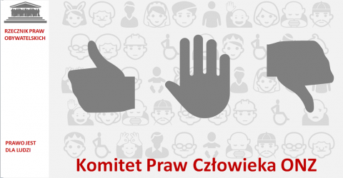 Grafika: dłoń z kciukiem do góry, do dołu i wyprostowana dłoń