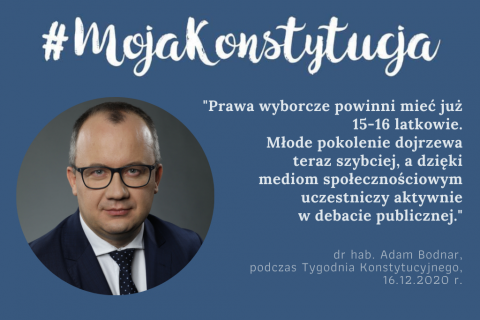 Grafika z portretem mężczyzny w kolorze niebieskim