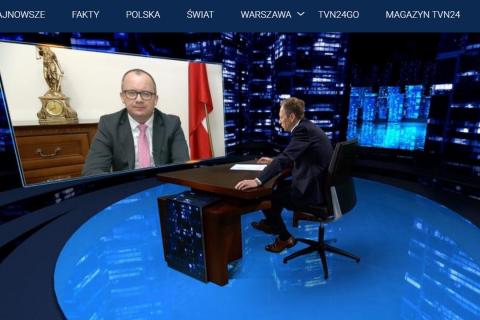 RPO Adam Bodnar w TVN24