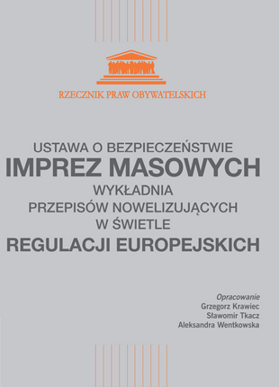 Szara okładka z czarnym tytułem i pomarańczowym logo