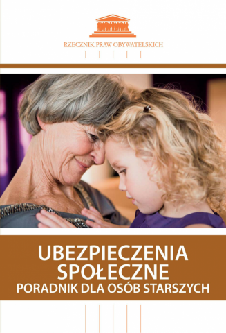 Okładka ze zdjęciem seniorki i dziecka