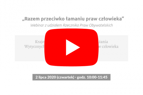 plansza otwierająca webinarium z symbolem play